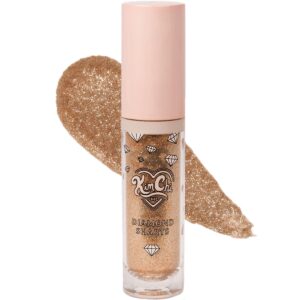 <p>Add some sparkle and shine to your makeup routine with our Diamond Sharts shimmer cream shadow! The doe-foot applicator makes it easy to apply and blend, and the glittery finish will catch the light and make you stand out. You can use it as a highlighter, shadow topper, on your collarbones, or all over your lids. With a net weight of 6.0g, this shadow is perfect for adding some fun and glam to your daily look. </p>
<p>Kim Chi Says:<br />
“I dont have any time for boring and dull shadows and neither should you! Sparkle up your daily makeup routine with this dazzling array of glitter shadows!”</p>
<p>Application Tips<br />
Apply with doe-foot applicator. Blend with finger or brush for your desired look that shines and sparkles. Wear alone or over shadow.</p>
