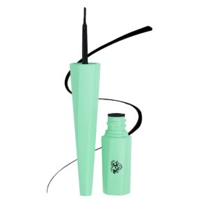 <p>What It Is:<br />
Ever wonder how KimChi gets that killer wing? You asked and she delivered. Now you can get your very own wing that’s so sharp you can cut all the negativity out of your life. Long-lasting formula in intense black color with a classic brush tip. Waterproof formula. Net Weight: 0.1 fl oz (3ml)</p>
<p>Kim Chi Says:<br />
“Ya’ll know I’m a. HUGE fan of the dramatic eyeliner look. Searching for the BLACKEST black was such an exhausting journey but guess what? The search is over! I created my very own blackest black so you don’t need to waste any more time searching. Go on and thank me later!”</p>
