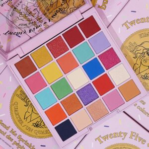 <p>Twenty Five – 01 Send Me Sprinkles is the essential palette for KimChi Babes who want a rainbow of color to choose from. Featuring 25 shimmer and matte shades, these add bright, beautiful colors to your look. Net Weight: 16.25g (0.5 oz)</p>
<p>KimChi Says:<br />
“The world is full of choices and so is this palette! Which vibrant shall you choose to adorn yourself with today? Maybe you can try them all! I’m not here to stop you from living your life.”</p>
